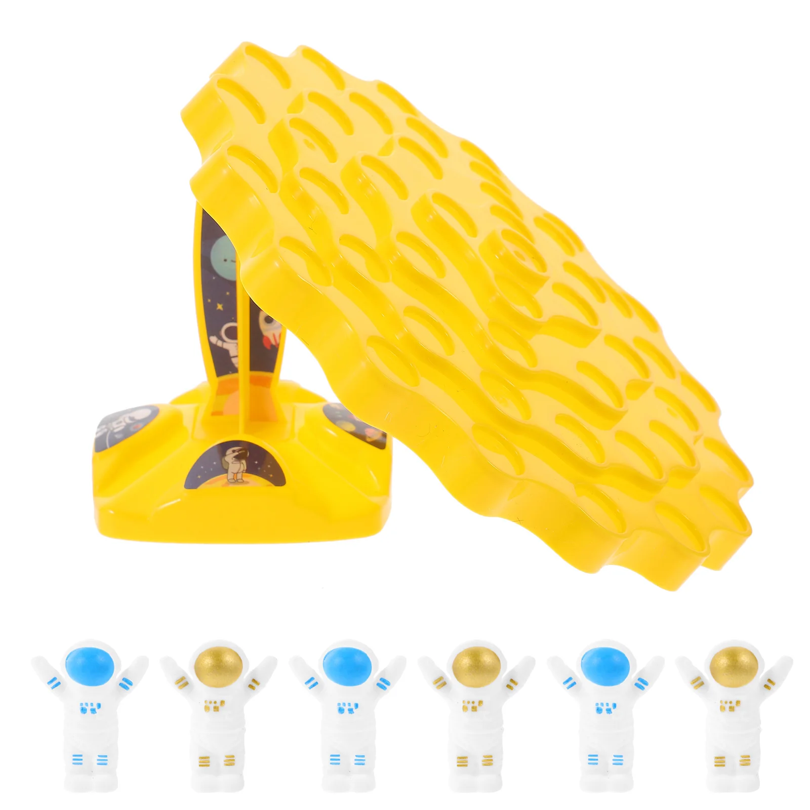 1 Set Spaceman Balance Block Game Astronaut Stacking For Kids Educational Building Playset Fine Motor Skill Development Toddler