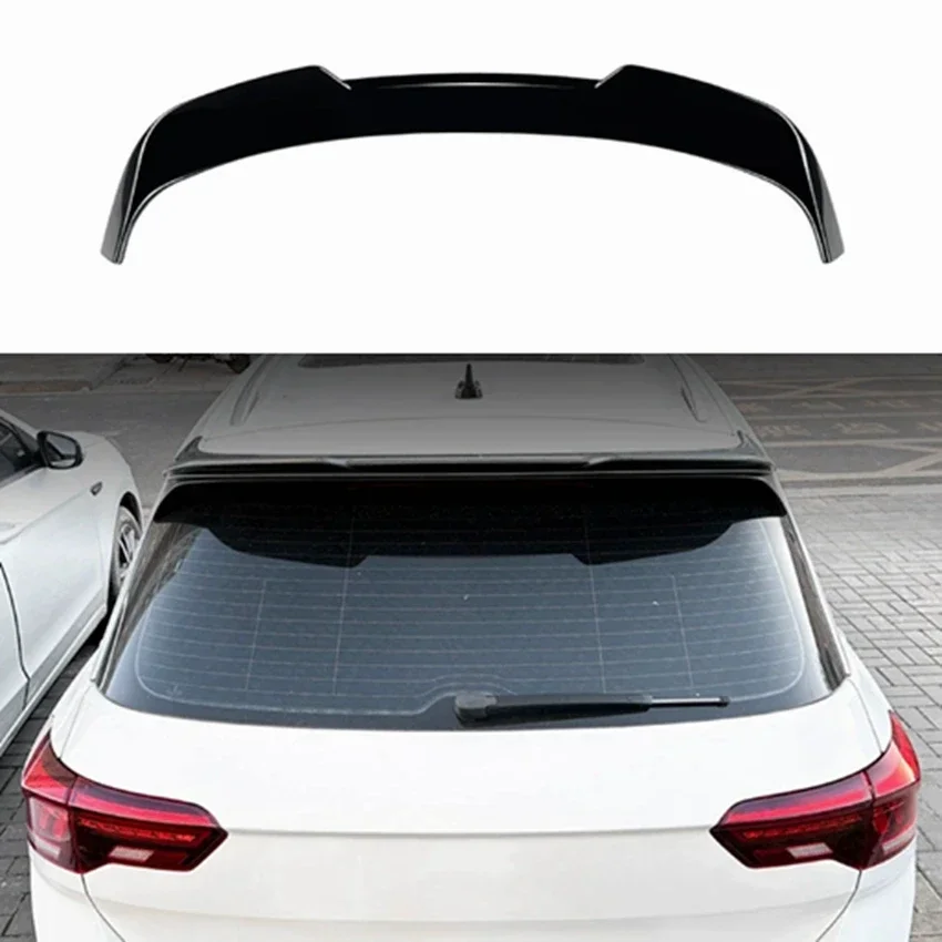 2017 + Glossy Black car roof spoiler rear wing exterior modification accessories For Volkswagen T-ROC