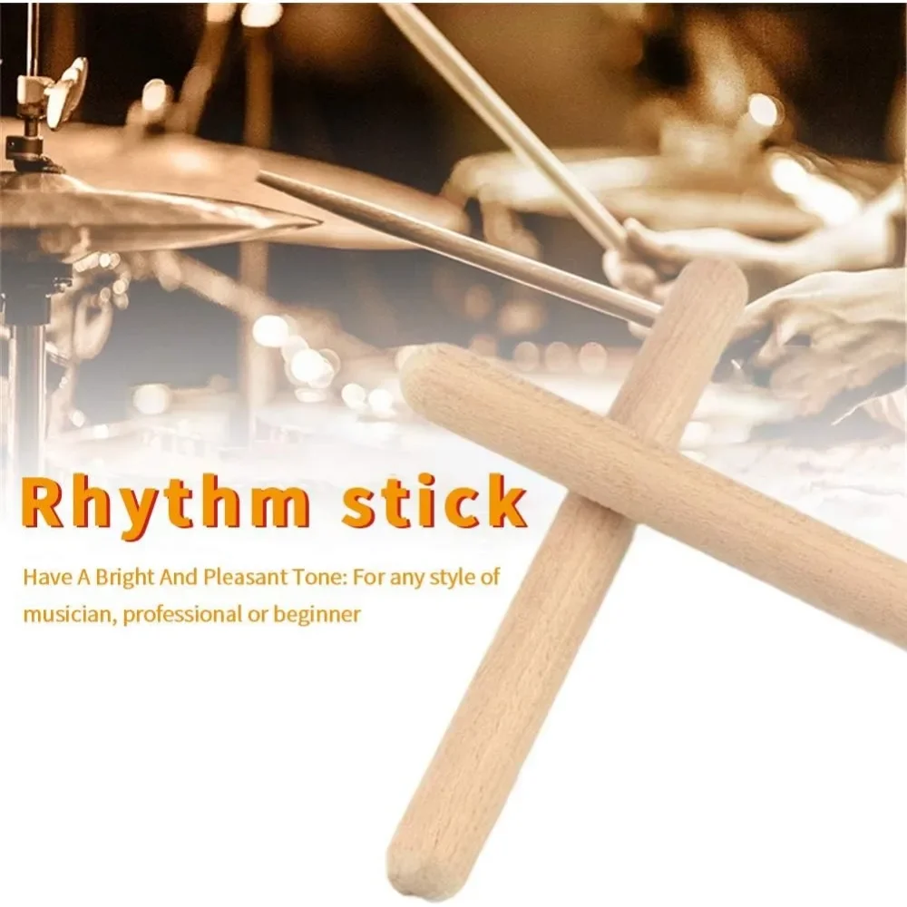 1/2/4/8 Paar Drumsticks aus Holz – klassische Musik-Rhythmus-Sticks für Anfänger – perfektes Percussion-Musikinstrument