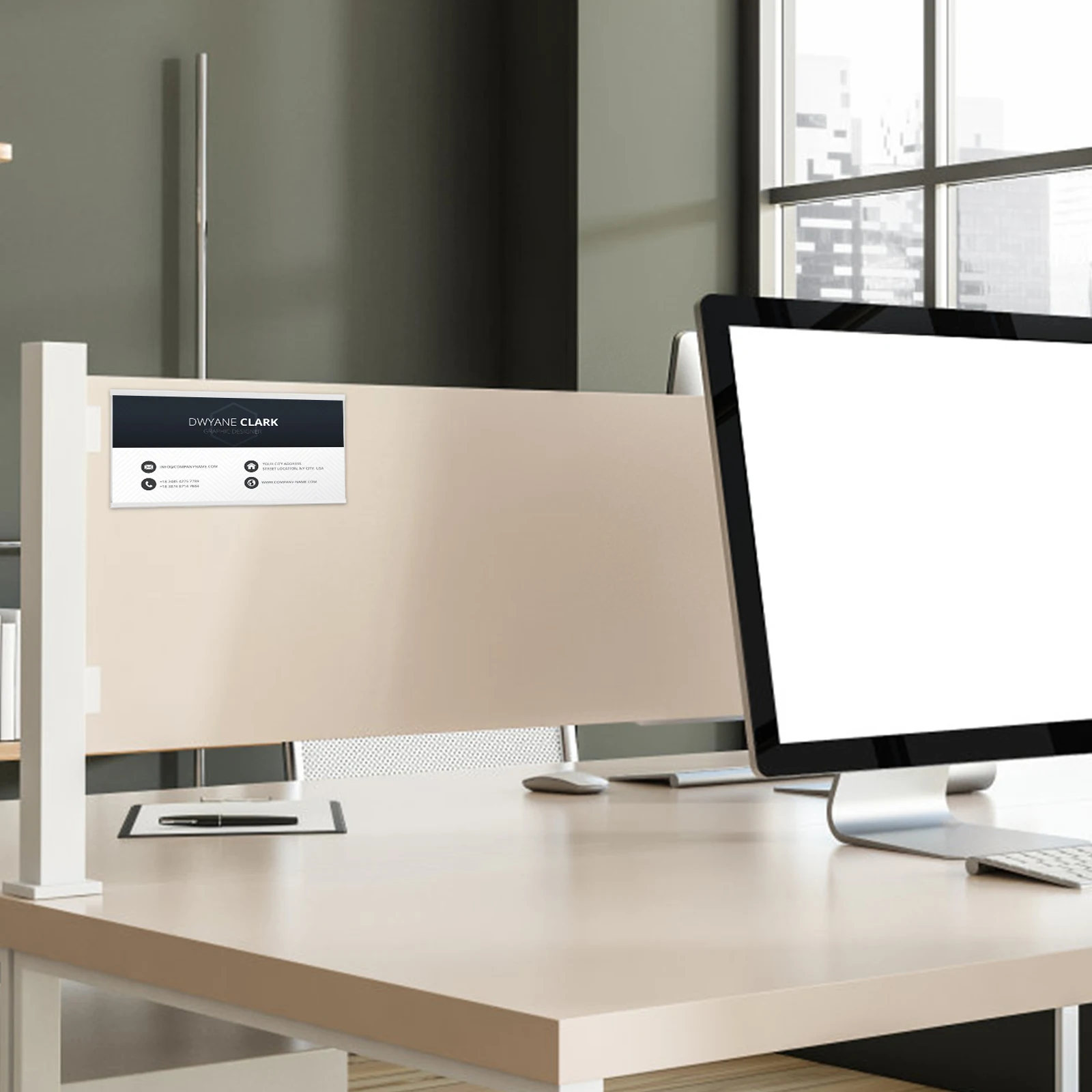 

прочная акриловая настольная стойка, прозрачная информационная бирка для работы, подвесная легкая подставка для имени из алюминиевого сплава, гладкий дизайн