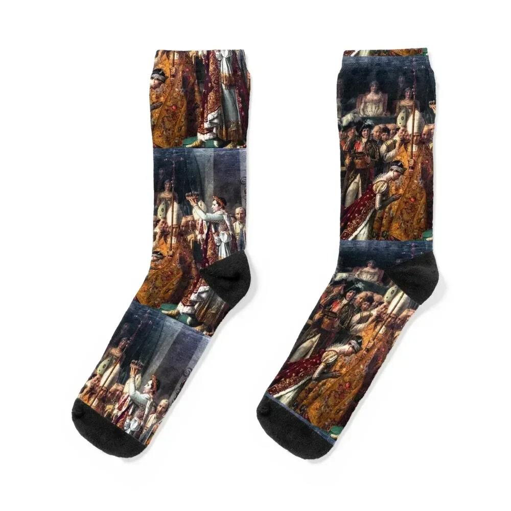 Louvre Paris - Le Sacre de Napoleon Socks Argentina halloween Heating sock gifts Girl'S Socks Men's