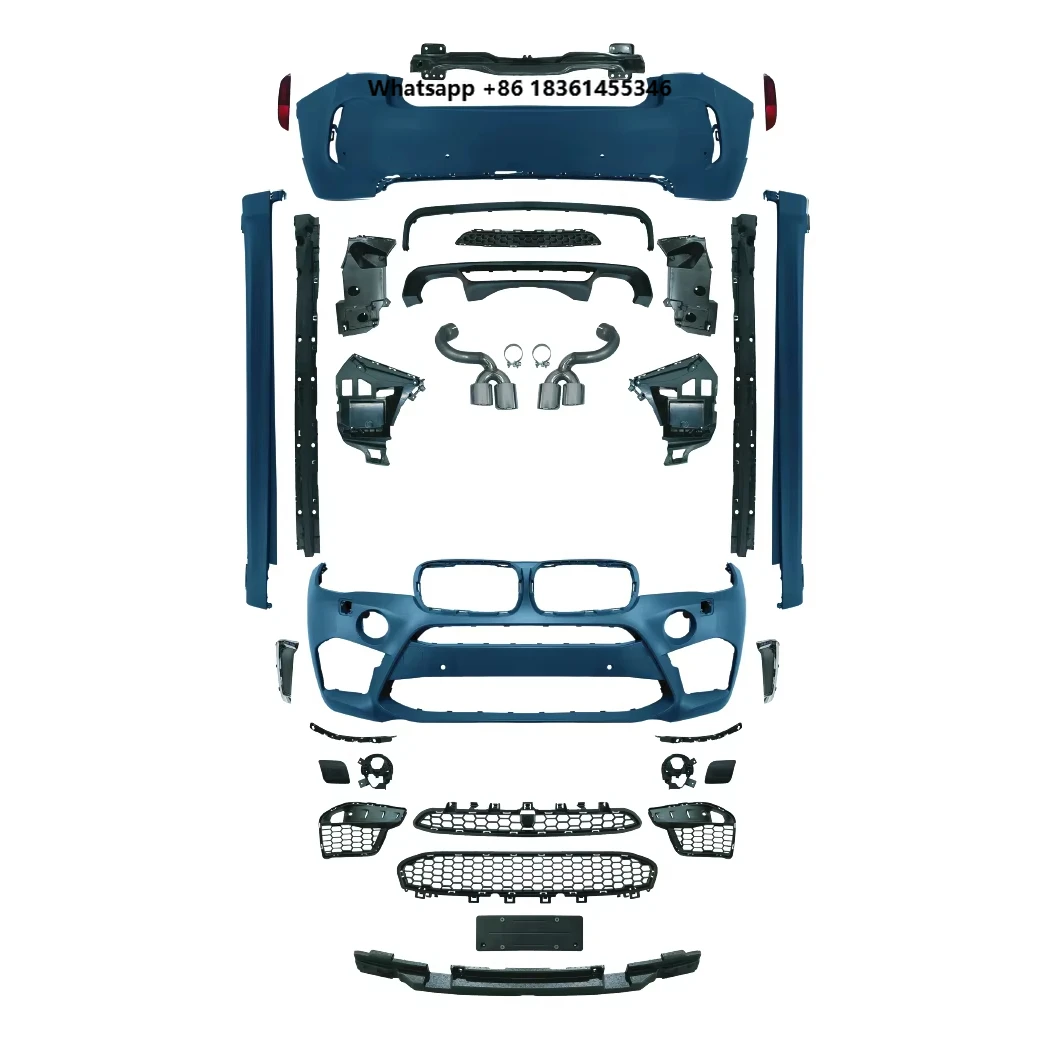

Hot Sell High Quality X6 Style Upgrade to X6M F86 Facelift Car Bumpers Body Kit for F16 X6 2014-2019 Upgrade F86 X6M Bodykit