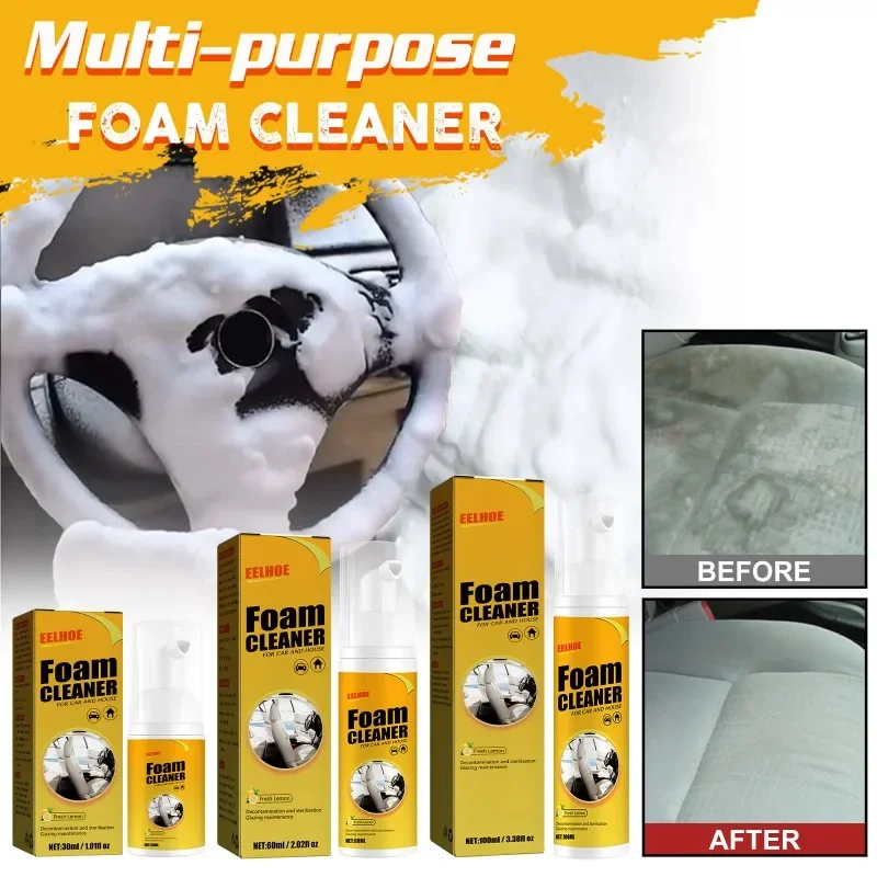 

30/100/150ml All Round Master Foam Cleaner Magic Cleaning Spary Car For Cars Automotive Multi-purpose Interior Seat Leather