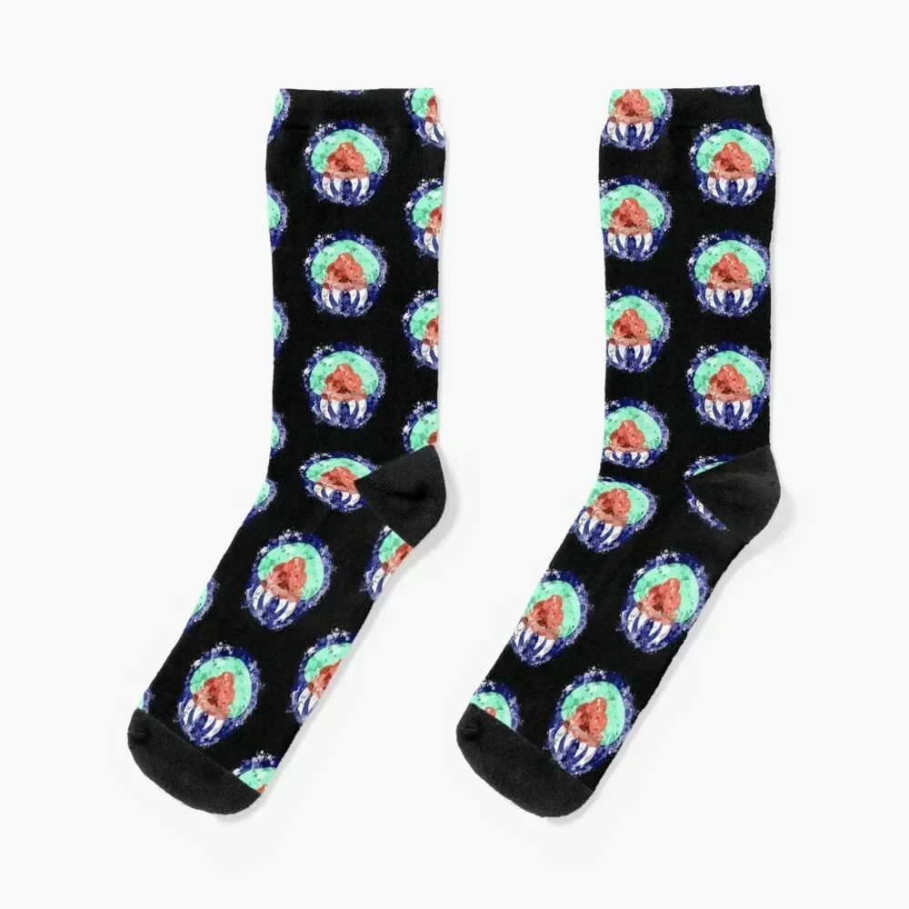 

Metroid Splatter Socks cycling moving stockings Mens Socks Women's