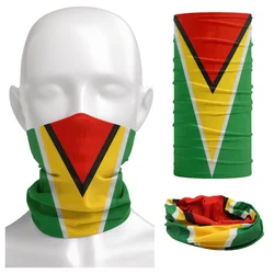 Guyana National Flag Bandana Summer Outdoor Headband Running Cycling Scarf Women Neck Gaiter Fishing Face Mask for Men Balaclava