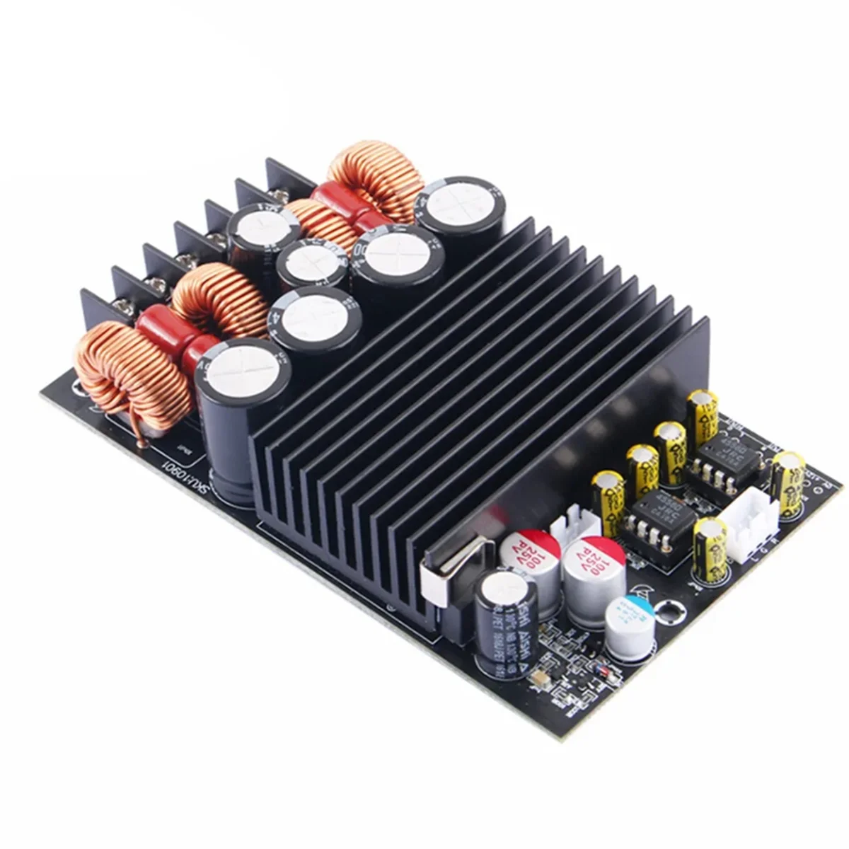 DC19-50V 300W+300W 600W Bluetooth Power Amplifier Module TPA3255 Chip 2.0 Channel with Treble and Bass Adjustment