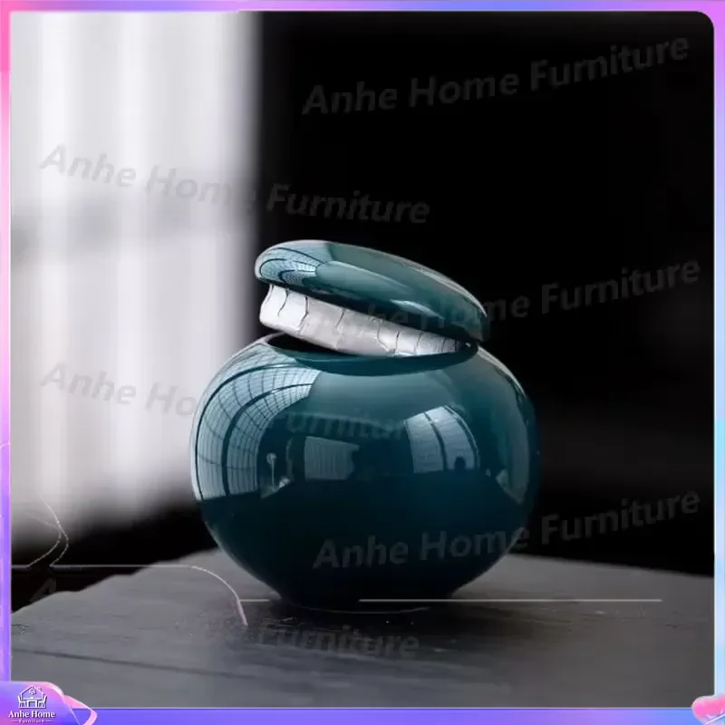 Small Porcelain Pet Memorial Urn for Puppy Kitten Ashes Box Cremation Keepsake Casket Dog Cat Remembrance Gift Mini Ceramic