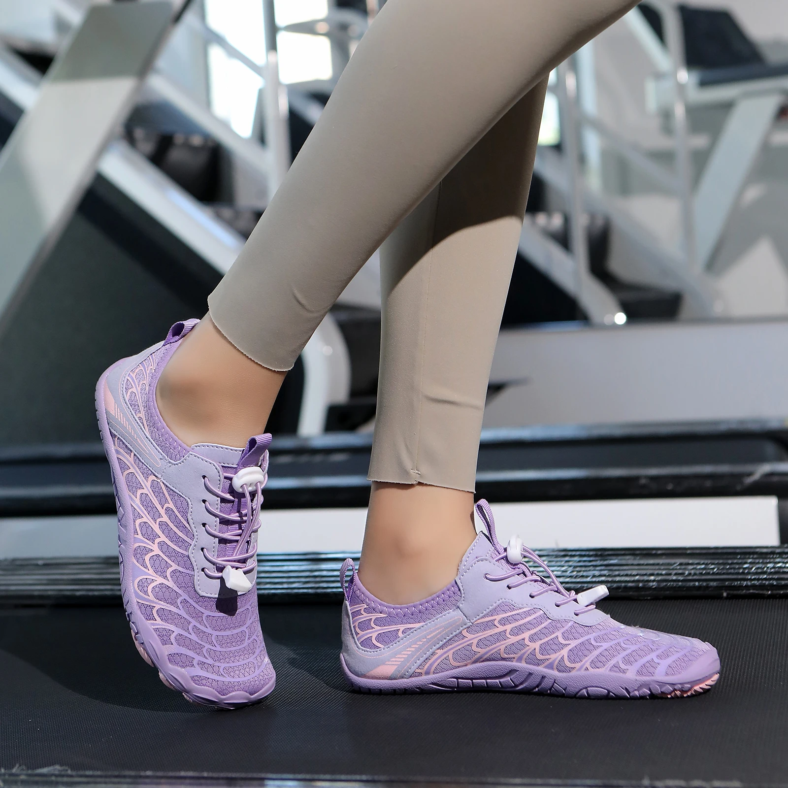 

Barefoot Water Sports Shoes Purple Anti-slip Yoga Gym Sneakers Quick Dry Outdoor Beach Aqua Shoes