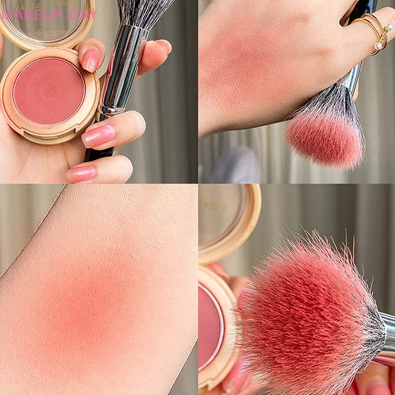 1 Stuks Losse Poeder Make-Up Borstel Multifunctionele Blush Markeerstift Borstel Gedeeltelijke Gezicht Poeder Stippelborstel Schoonheid Make-Up Tools