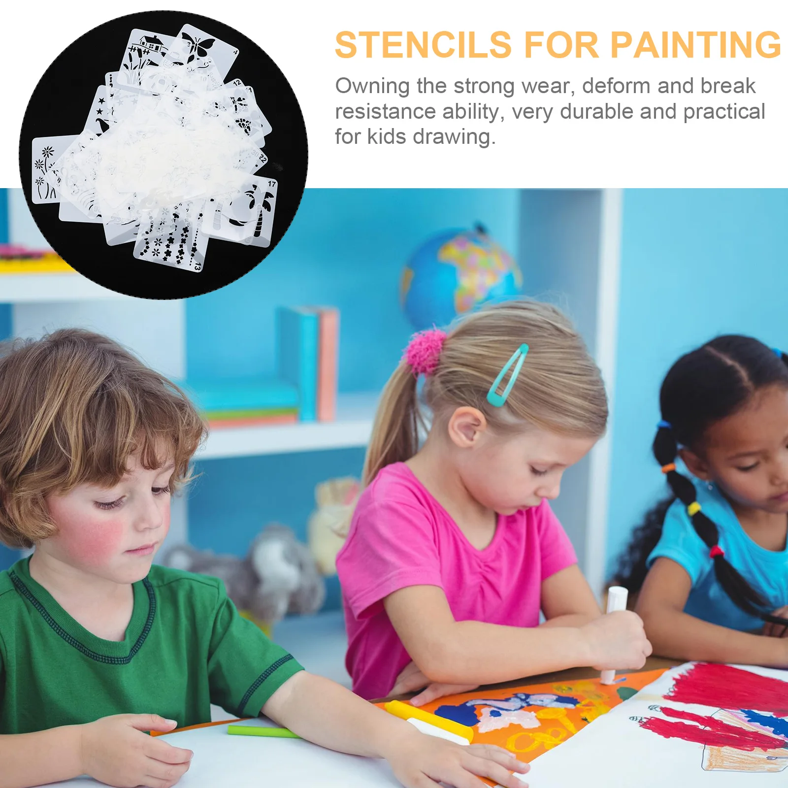 

30 Pcs Painting Template Hollow Design Stencils Plastic Reusable Tracing for Drawing