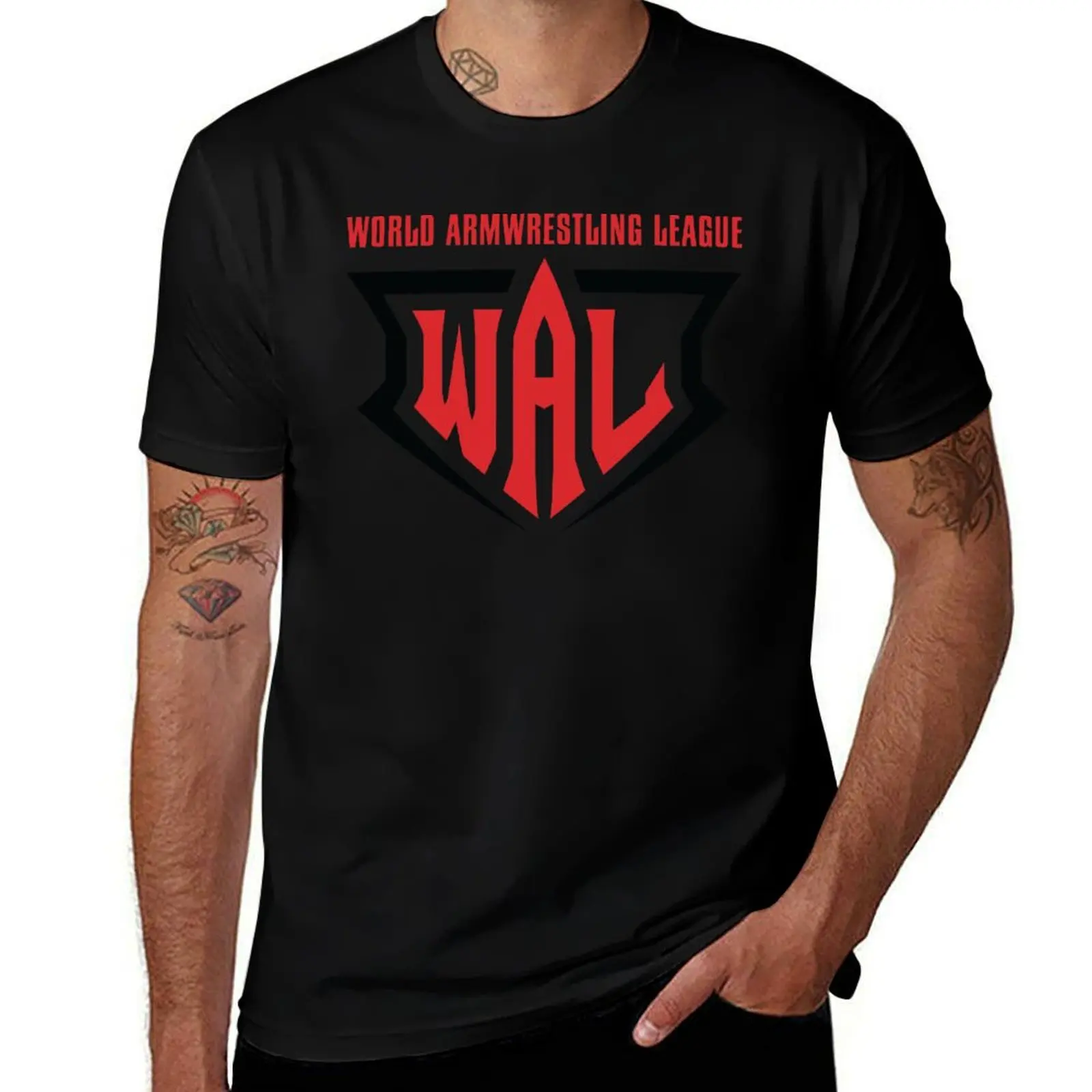 

wal logo T-Shirt man t shirts high quality luxury brand man t shirt cotton funny t shirts dark humor T-Shirt