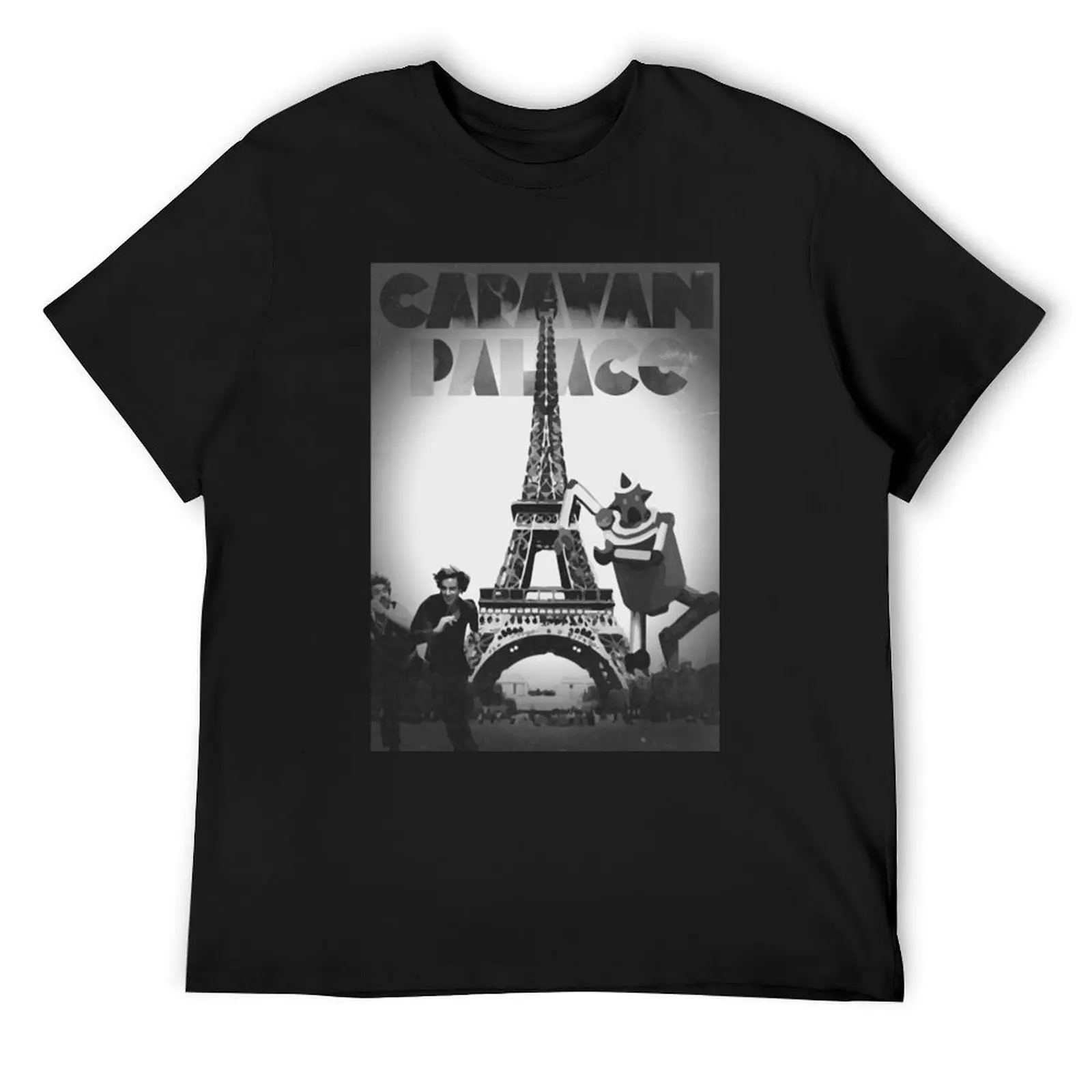 Caravan Palace T-ShirtCaravan Palace - Running From The Robot T-Shirt for a boy plain vintage graphic tee clothes for men