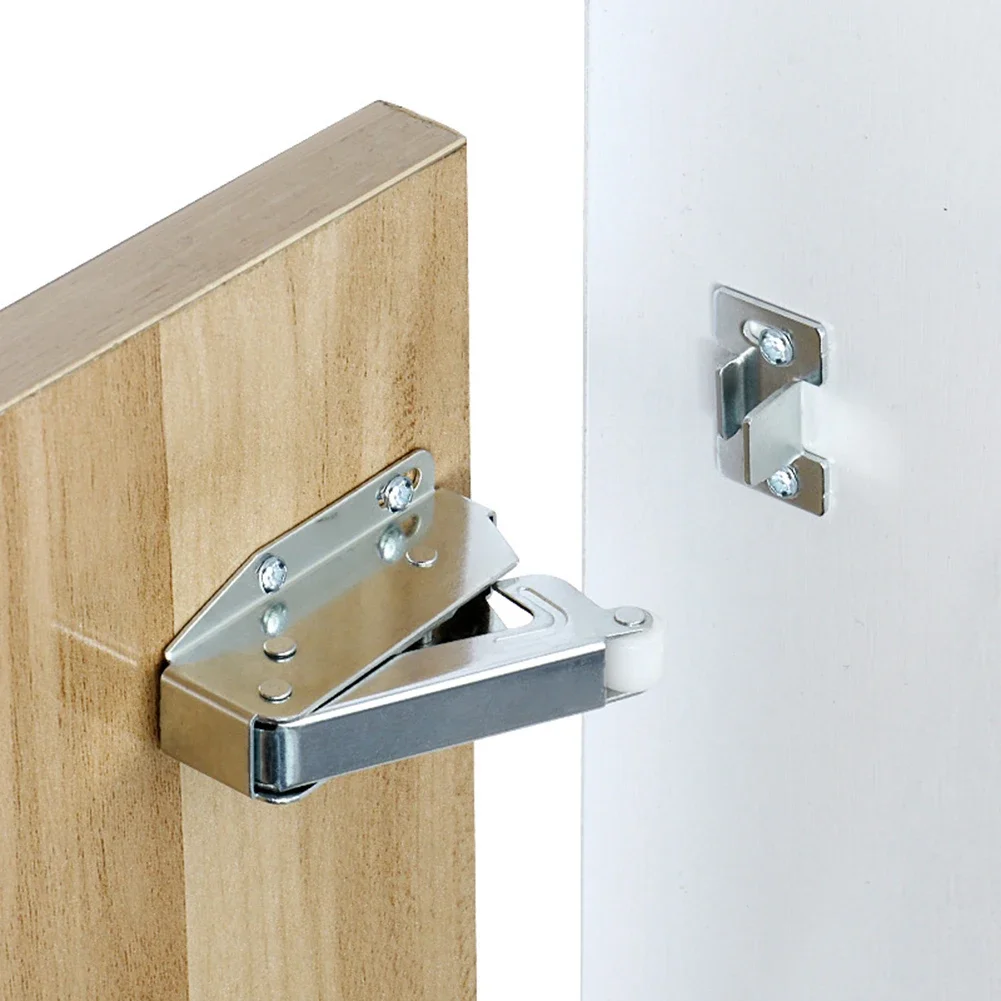 Spring Push Catch Touch Latch Cabinet Door Rebound Device Magnetic Touch Cabinet Self-locking Catch Latch Furniture Hardware