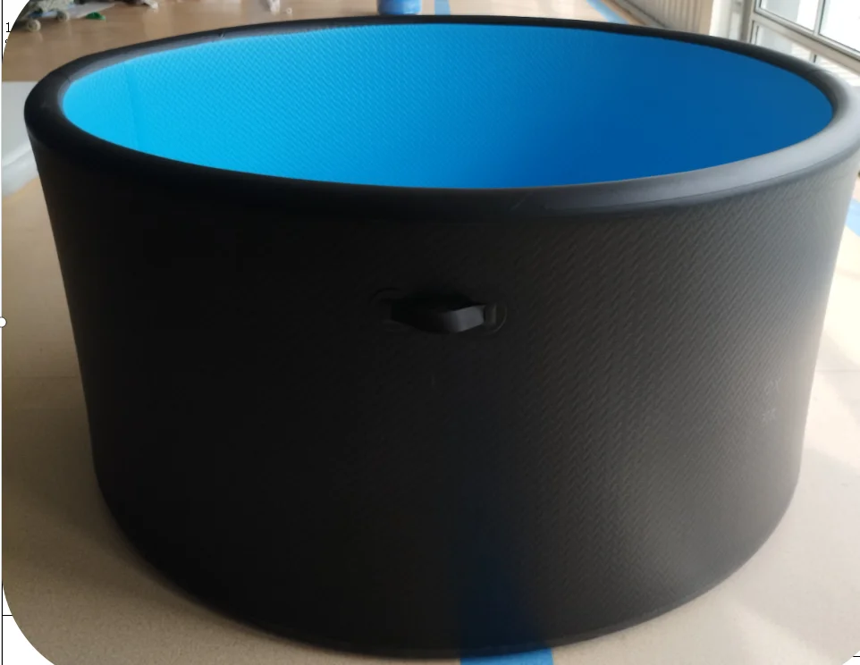 3M 4M Round Drop Stitch Hot Tub Large PVC Inflatable Pool for Adults Party Plunge