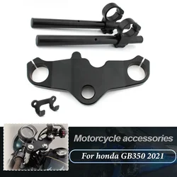For Honda GB350 GB350S CB350 CB350S 2021 NC59 Motorcycle Clip on Handlebar Upper Triple Tree Cover Lower Bracket Holder kits