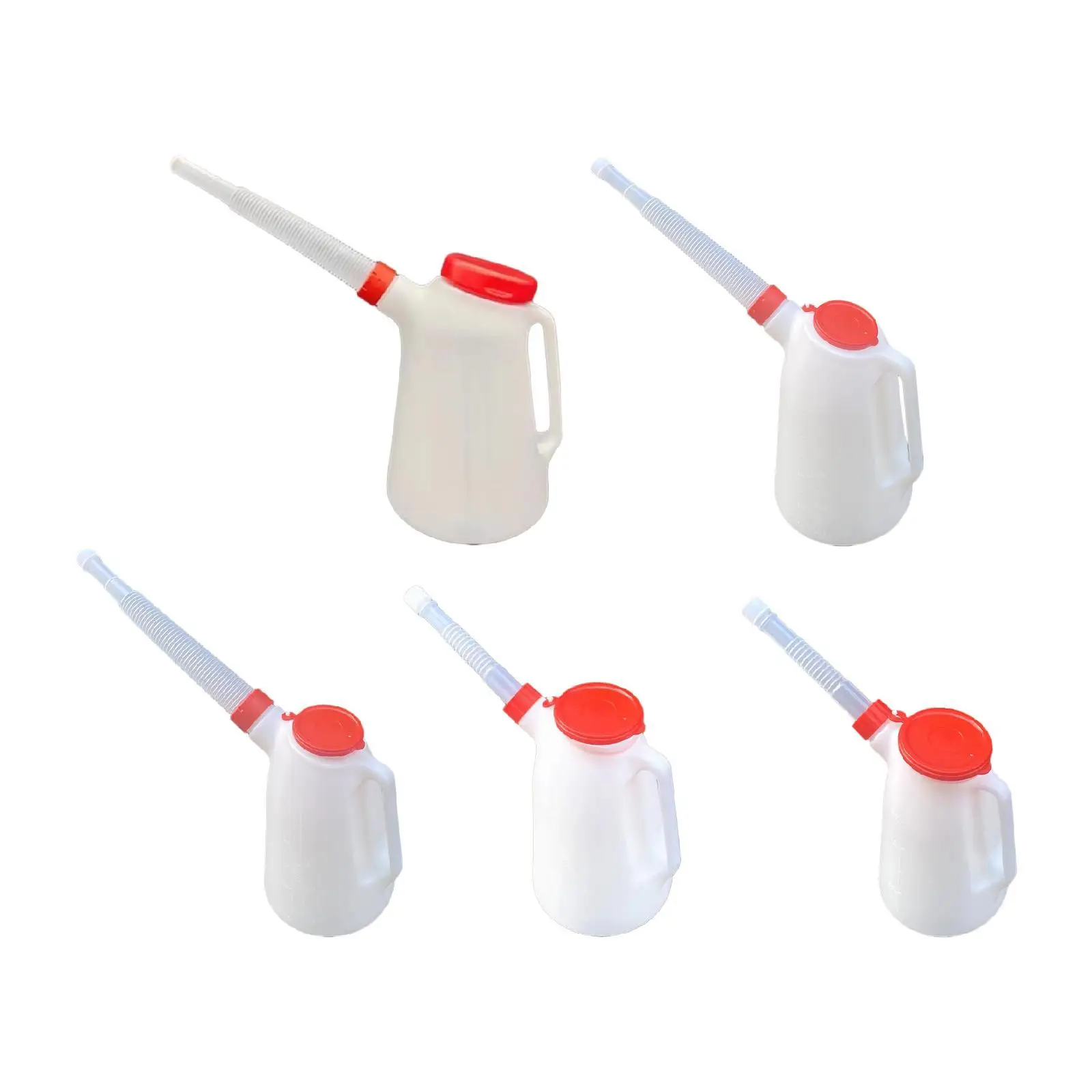 Oil Jug Measurement with Dustproof Cap with Spout Multipurpose Oil Dispenser