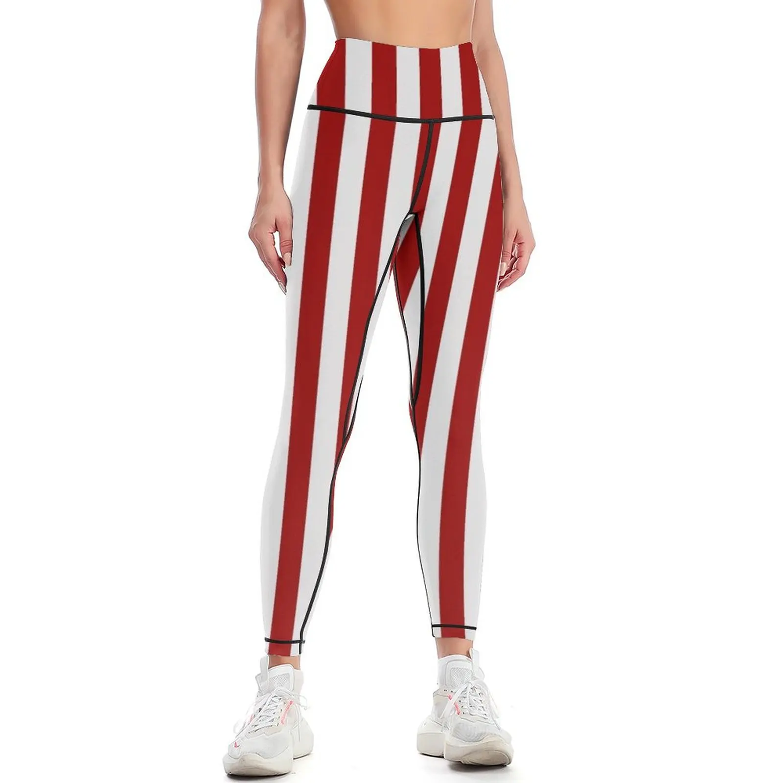 

Indiana University IU Stripes Leggings fitness set gym Clothing fitness for girls Womens Leggings