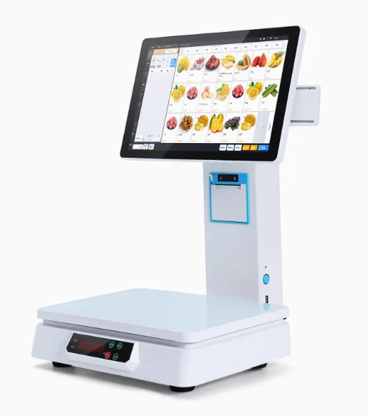 

Высокоточный POS-терминал с ИИ, встроенной весовой системой и функцией печати этикеток со штрихкодом