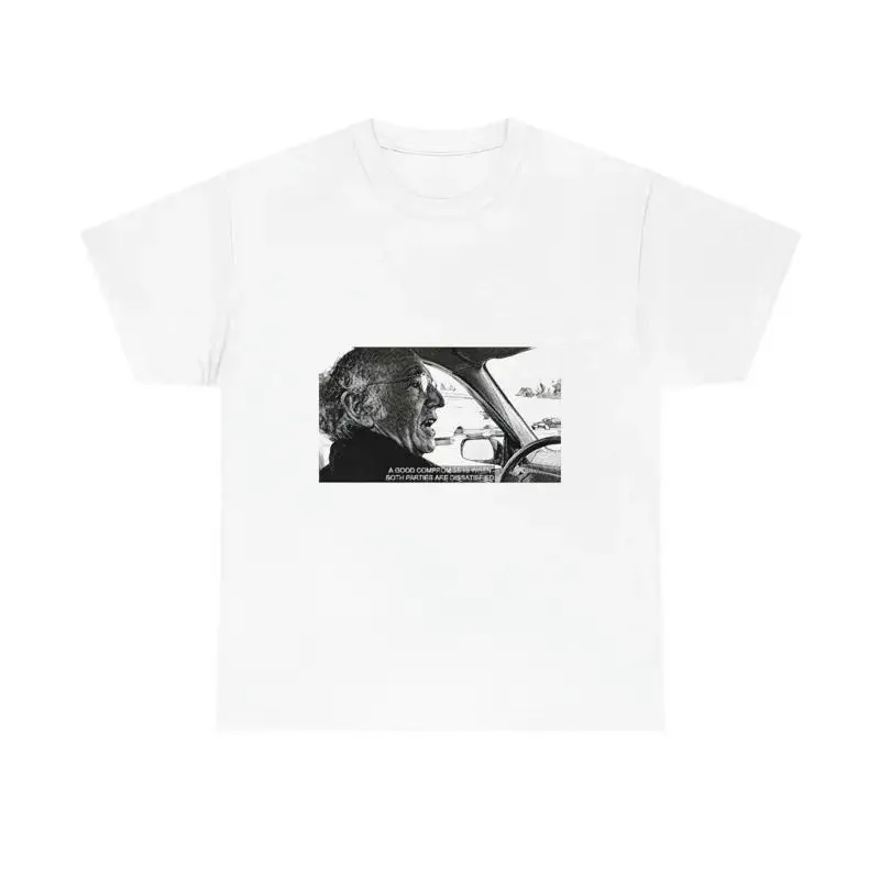 Larry David Curb Your Enthusiasm Art Print Heavy Cotton T Shirt