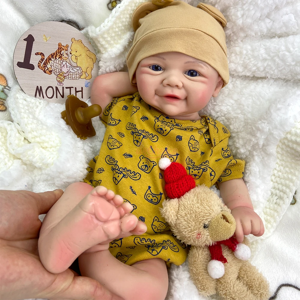 

Реалистичная кукла-реборн (девочка/мальчик) 17 дюймов, силиконовая, с изысканными деталями, гибкими конечностями, водонепроницаемая, для художников