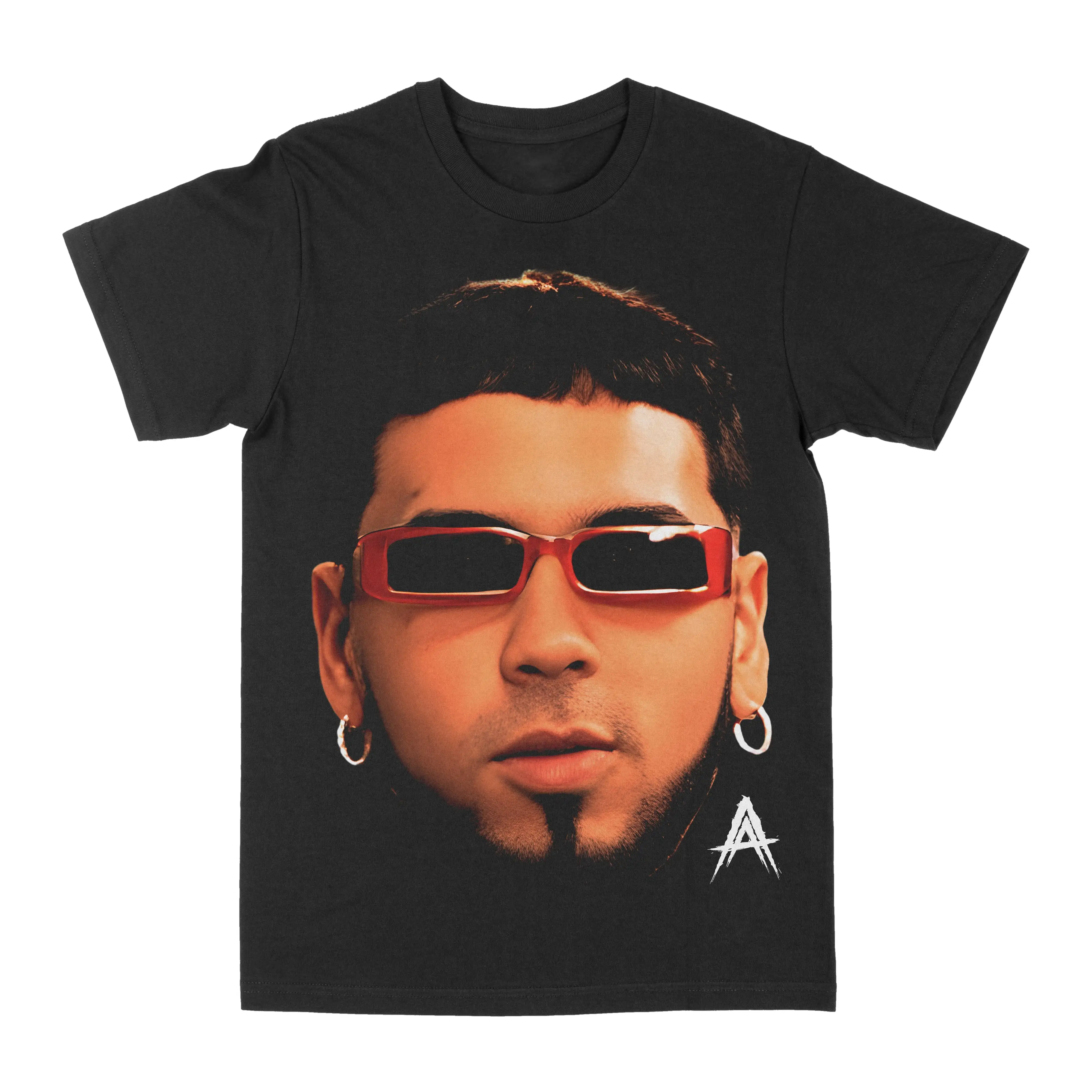 

Футболка с графическим принтом Anuel A A Big Face, летняя роскошная брендовая хлопковая мужская и женская футболка с коротким рукавом