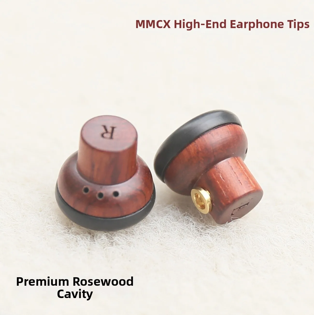 15.4mm Speaker Unit Rosewood/Red Sandalwood Earphone Shell Case MMCX Wired Earplugs Earphones Mmcx Headphone Head Accessories