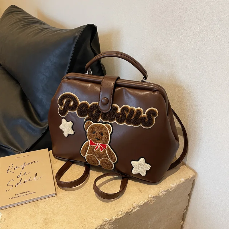 

Large capacity doctor bag women's versatile multi-purpose commuting bag single shoulder crossbody backpack niche cloth handbags