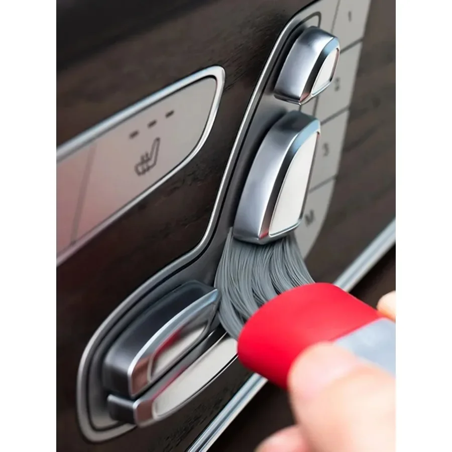 Car Air-Conditioner Outlet Cleaning Tool Car Interior Air Vent Dashboard Blinds Keyboard Dust Removal Brush Auto Accessories