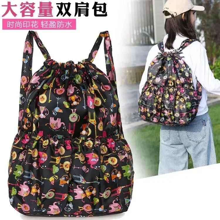 Creative Environmental Storage Bag Handbag Fish / Strawberry Foldable Shopping Bags Reusable Folding Grocery Nylon eco tote Bag