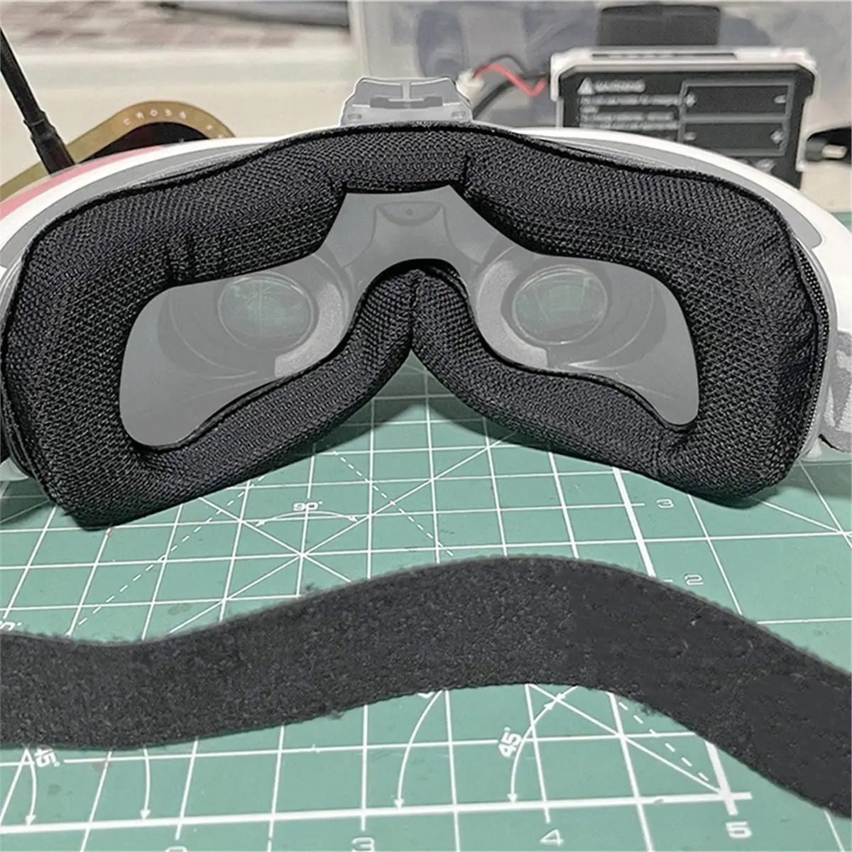 A49T For Fatshark HDO2 HDO+ ATT V6 FPV Goggle Faceplate Panel Magic Sponge Pad Eye Mask FPV Goggle Upgraded Accessories A
