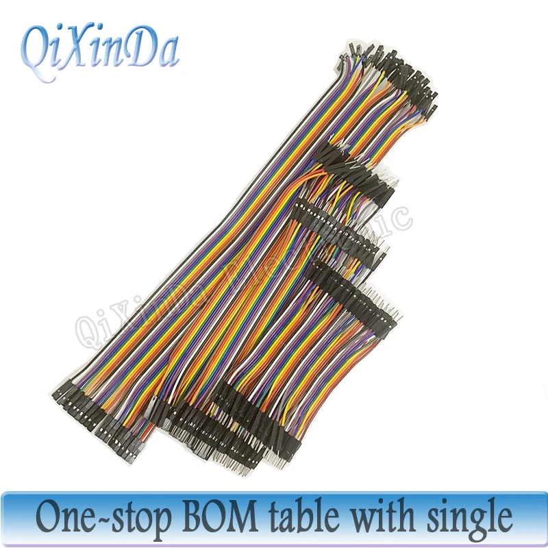 Dupont Line 10CM 20CM 30CM 40CM 40Pin Мужской-Папа + Мужской-Женский и Женский Перемычка Dupont Кабель для Arduino