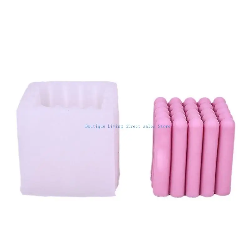 

Striped Mold Cube Silicone Mold DIY Art Craft Soap Molds Home Decor