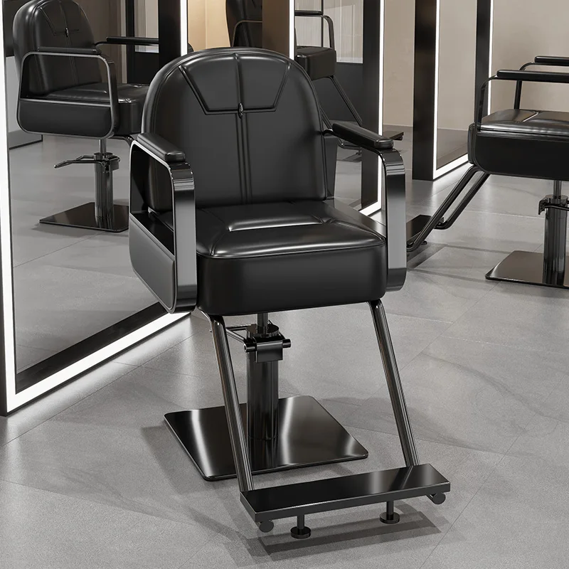 Classic Luxury Barber Chair Modern Swivel Hairdressing Charms Salon Chair Height Adjustable Sillon Barbero Barber Accessories