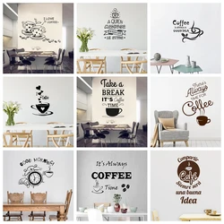 Beauty coffee shop Sticker Waterproof Vinyl Wallpaper Home Decor For Kids Rooms Diy Home Decoration Wall Art MURAL Drop Shipping