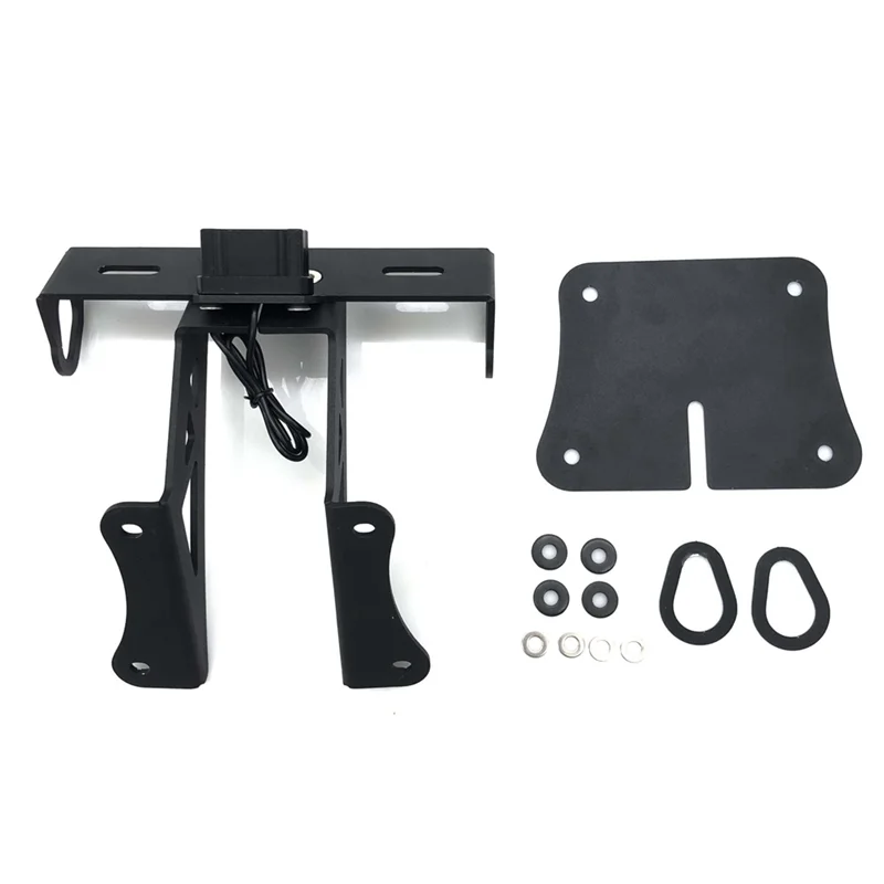 For YZF R25 R3 MT25 MT03 19-22 License Plate Holder Rear Tail Frame Eliminator Bracket Kit with LED Light