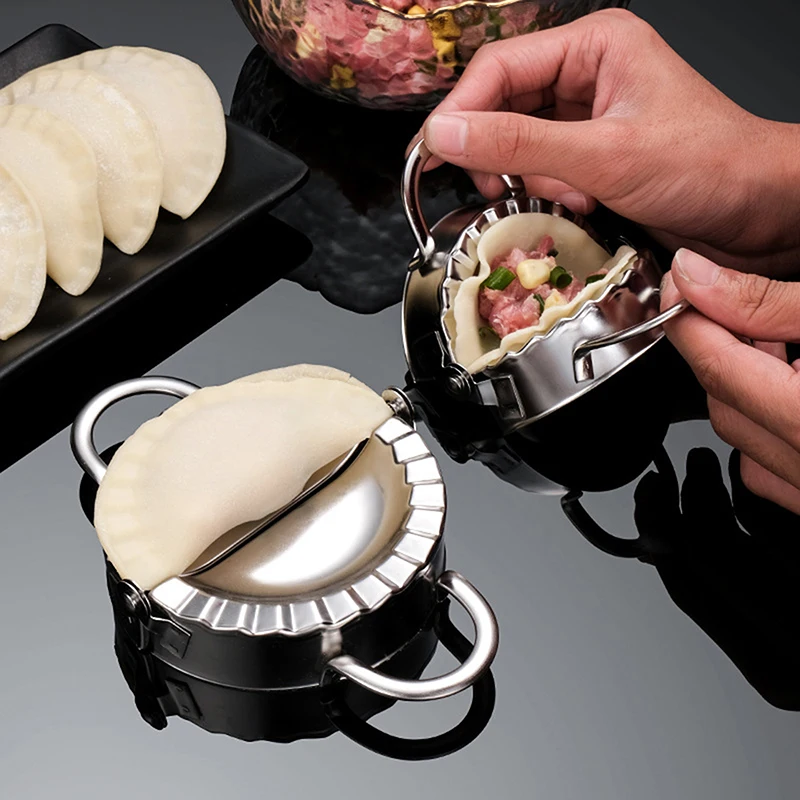 

Stainless Steel Dumpling Maker Dumpling Skin Mold Ravioli Maker Press Pie Making Press Wrapper Pastry Maker Kitchen Accessories