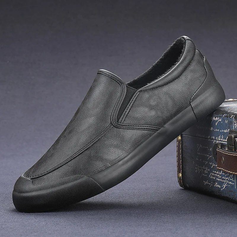 Shoes for Man 2025 New Men's Summer Breathable Spring Leather Shoes Casual Fashion Single Man Shoes zapatos de hombre