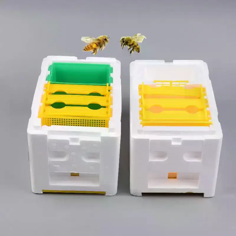 Queen Bee Breeding Box Bee Mating Box Foam Bee Box Beekeeper Garden Pollination Breeding Case Beekeeping Equipment