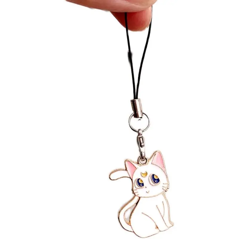 Anime Cat Mobile Phone Charms Keychain Lanyard