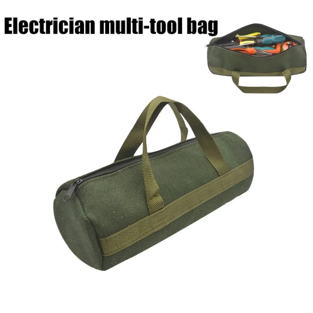 Multi-function Tool Kit Maintenance Bag Portable Large Thick Canvas Electrical Repair Tool Storage Organizer Bag