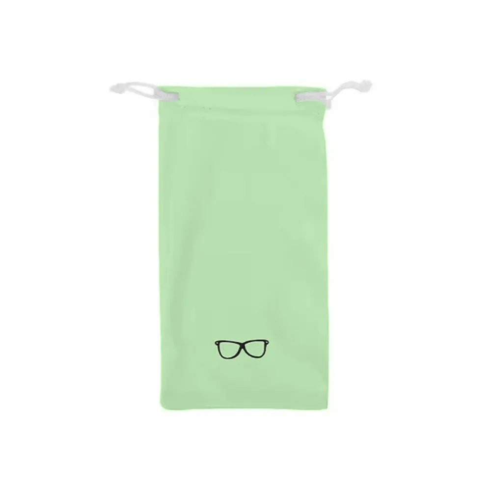 

Microfiber Glasses Cloth Storage Bag Dustproof Portable Sunglasses Drawstring Pouch Eyewear Protector Men Women