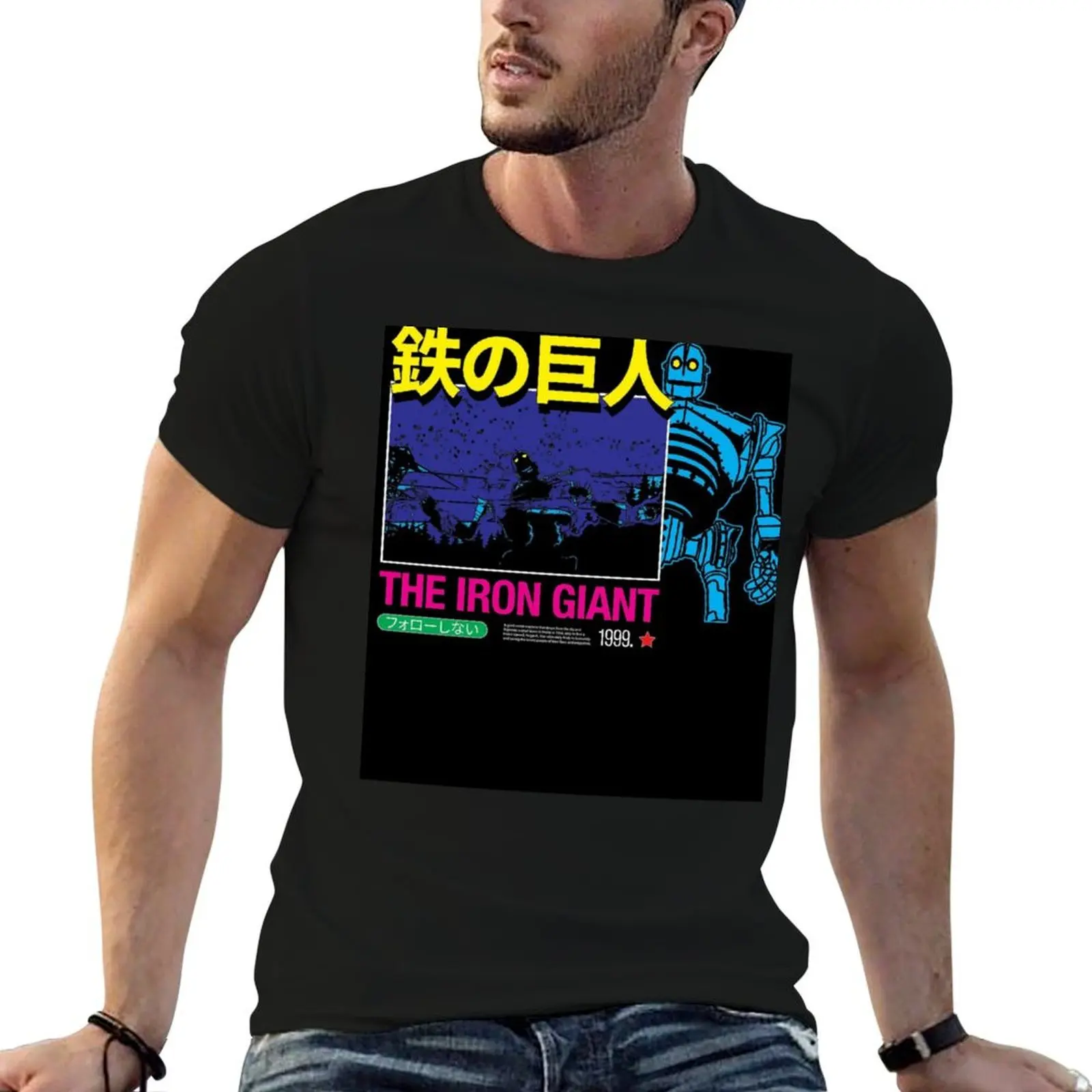 

percent for man Giant T-Shirt pack t Vintage shirt shirts cotton for cotton man 100 Iron t