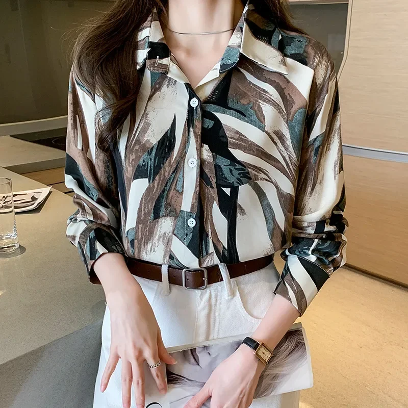 Fashion Korean Style Casual Travel for Women Shirt Lady Long Sleeve Blouse Tops