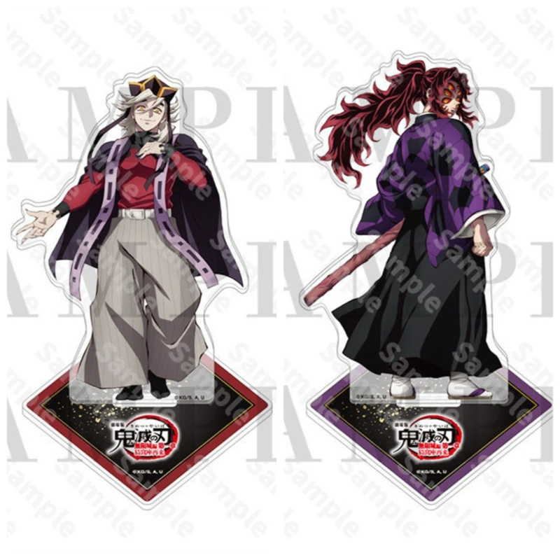 Soporte acrílico periférico de animé Demon Slayer, modelo Kimetsu No Yaiba Douma Kokushibo Akaza, adorno de escritorio, regalo para seguidores