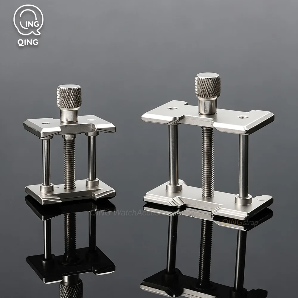 Multifunctional Universal Watch Movement Holder Fixed Base for Watchmaker 2pcs Watches Case Clamp Repair Tools Watch Accessories