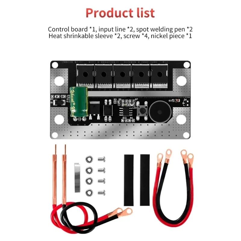 Portable 12V Storage Spot Welding Machine 5-Gear Circuit Board DIY Drop Shipping