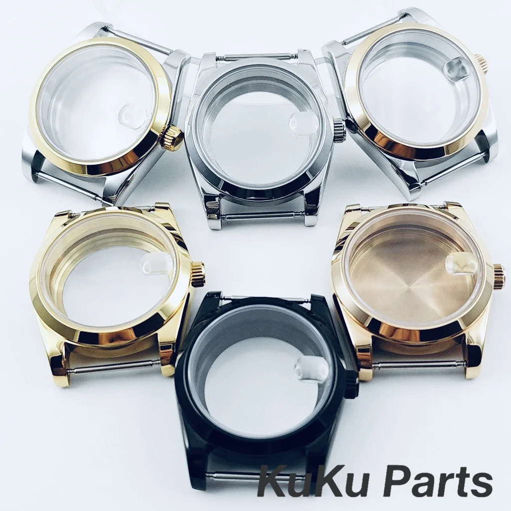 

Waterproof NH35 36MM/40MM Sapphire Crystal Watch Case For NH34 NH35 NH36 NH38 NH70 ETA2824 Movement for Datejus Modification