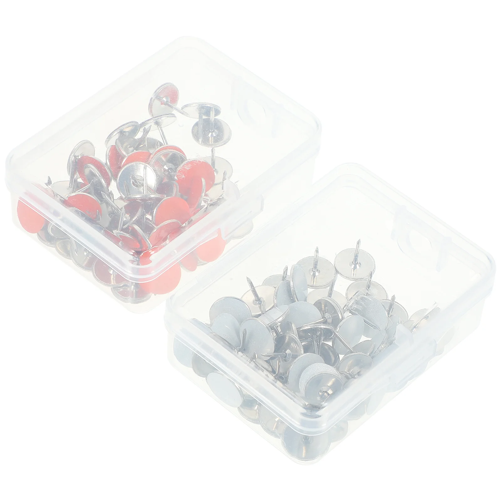 2 Boxes Reflective Tack Large Capacity Trail Markers Easy Install Reflector Pins for Trail Marking Camping Gear