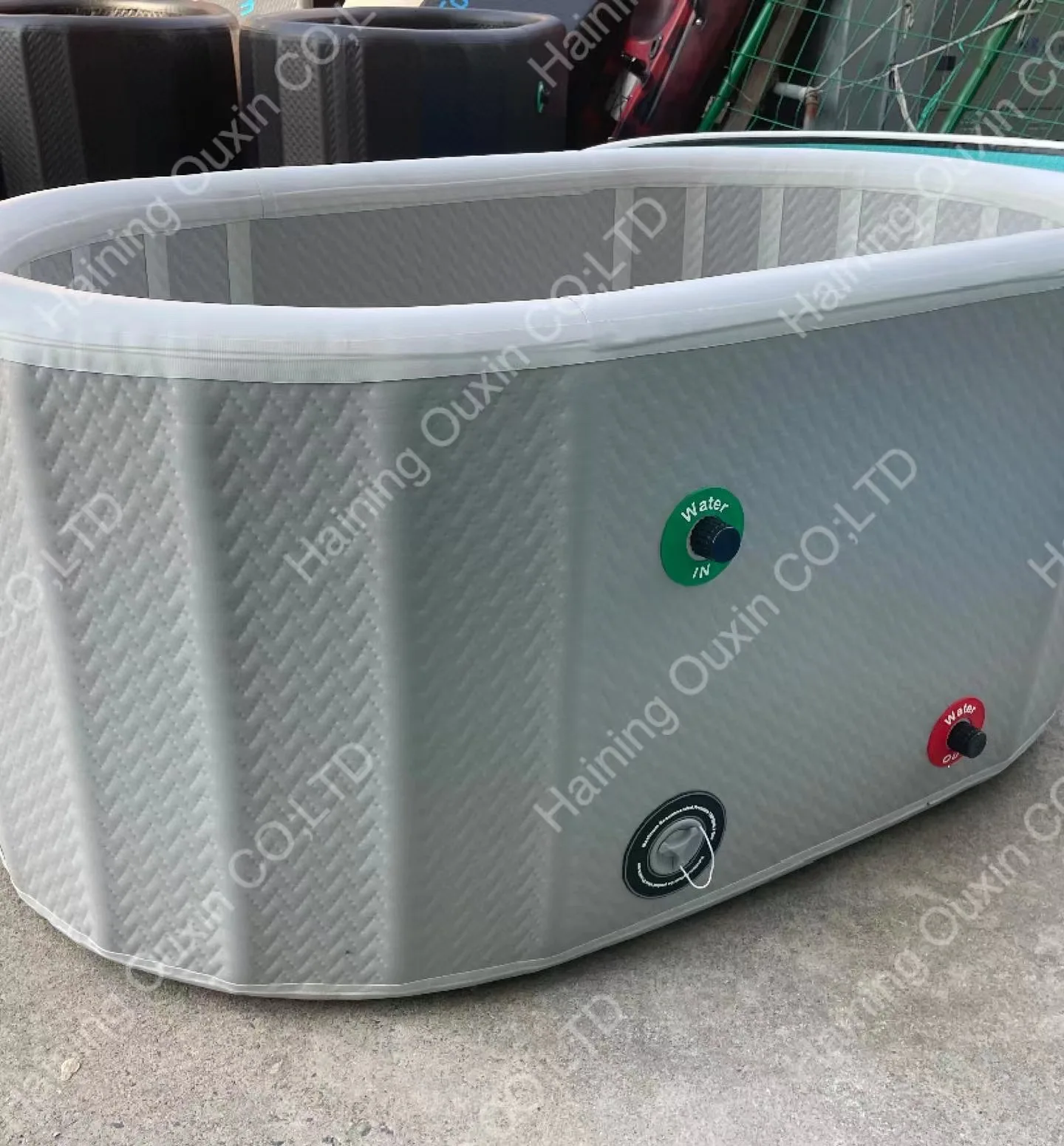 Inflatable Outdoor Ice Cold Bath tank Therapy 2 Person Recovery Portable Cold Plunge Tub