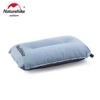 Naturehike-almohada inflable automática para viajes al aire libre, cojín de esponja ultraligero, compacto, para acampar